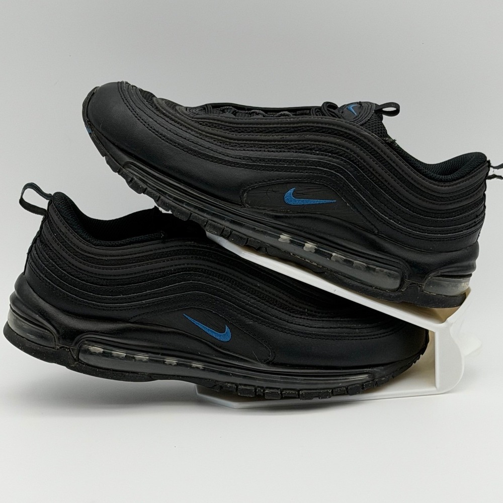 Nike Air Max 97 Black University Blue - DZ4505-001 - Size 10.5 Mens - Authentic - Picture 2 of 14